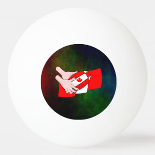 Balle De Ping Pong Boule de rugby à feuilles d'érable du Canada