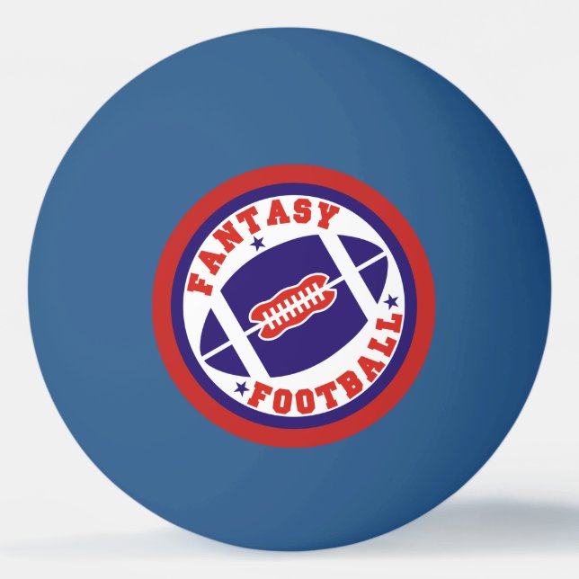 Balle De Ping Pong Boules de loterie de draft pick du football (Devant)