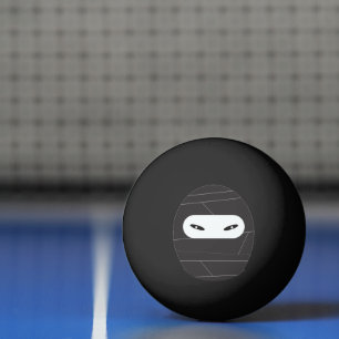 Balle De Ping Pong Boules de Ninja Ping Noir