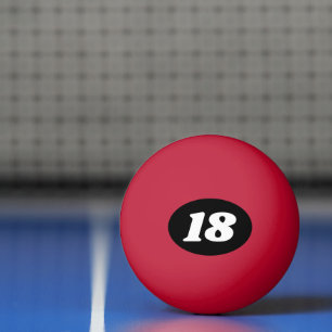 Balle De Ping Pong Boules de ping-pong couleur personnalisées pour 18