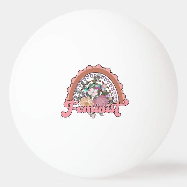Balle De Ping Pong Boules de ping-pong féministes (Devant)