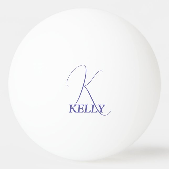 Balle De Ping Pong Boules de ping-pong violettes monogrammes (Devant)