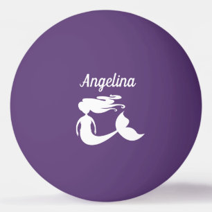 Balle De Ping Pong Boules de ping-pong violettes uniques avec logo si