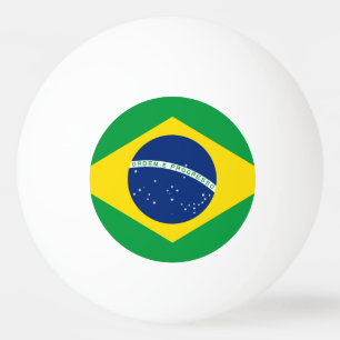 Balle De Ping Pong Brésil drapeau Ping Pong Ball