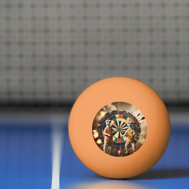 Balle De Ping Pong Bullseye Burrow : Meerkat Dart League, (Filet)
