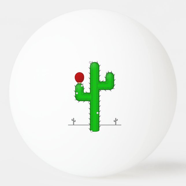 Balle De Ping Pong Cactus rend parfait - (Devant)