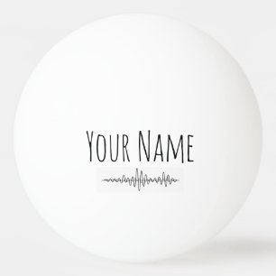 Balle De Ping Pong Cadeau de conception d'ondes sonores personnalisé