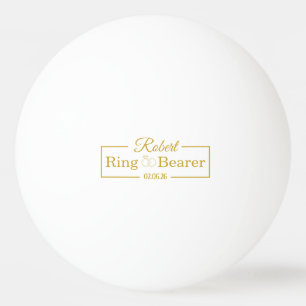 Balle De Ping Pong Cadeau de porteur de bague personnalisé de basebal