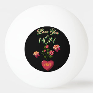 Balle De Ping Pong Cadeau floral personnalisé et sur mesure pour la f
