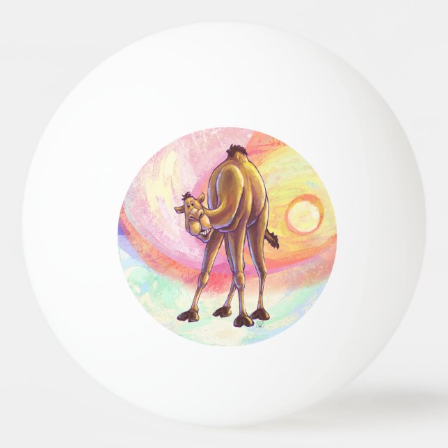 Balle De Ping Pong Cadeaux et accessoires de chameaux (Devant)