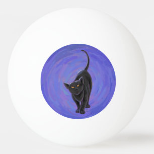 Balle De Ping Pong Cadeaux et accessoires de chat noir