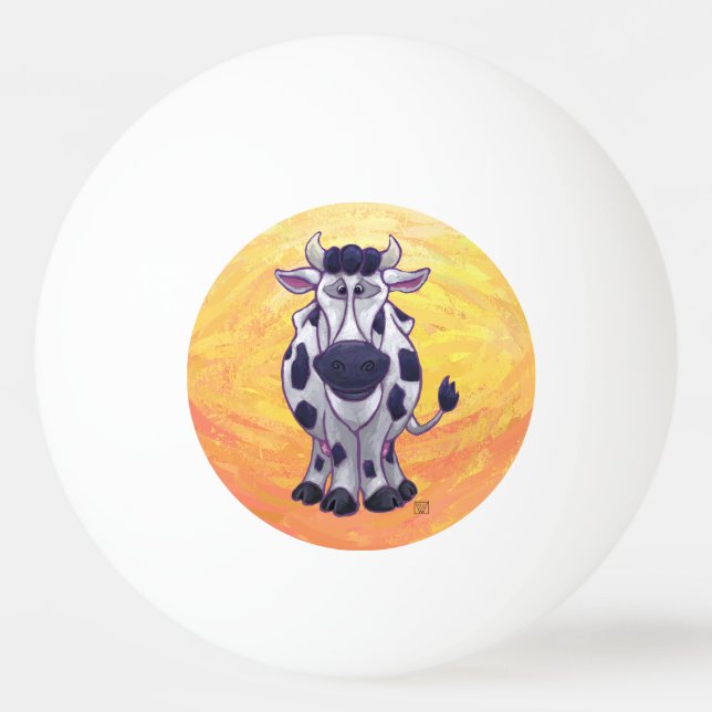 Balle De Ping Pong Cadeaux et accessoires de vache (Dos)