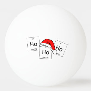 Balle De Ping Pong Calembour de Noël d'élément de chimie de holmium