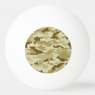 Balle De Ping Pong Camouflage 8 bits pour désert numérique / Camo