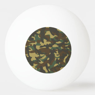 Balle De Ping Pong Camouflage de forêt 