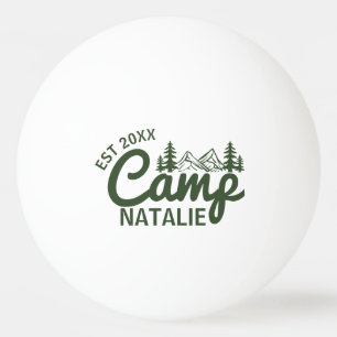 Balle De Ping Pong Camping personnalisé Bachelorette Party Bridesmait