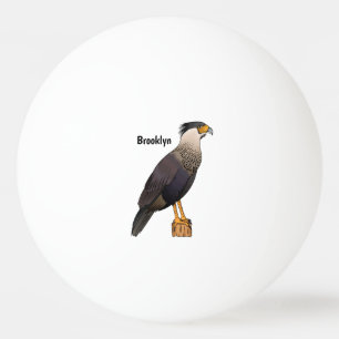 Balle De Ping Pong Caracara en berceau dessin animé