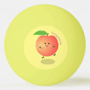 Balle De Ping Pong Caricature jaune pêche très agréable