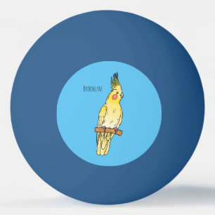 Balle De Ping Pong Caricature pour oiseaux Cockatiel