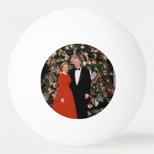 Balle De Ping Pong Carte de Noël du président américain Bill Clinton