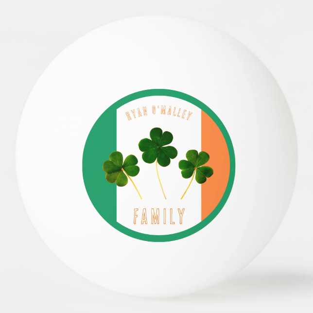 Balle De Ping Pong Celtic Irish Pride & Fun (Devant)
