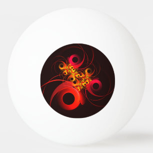Balle De Ping Pong Cercles colorés Motif d'art Abstrait moderne #08