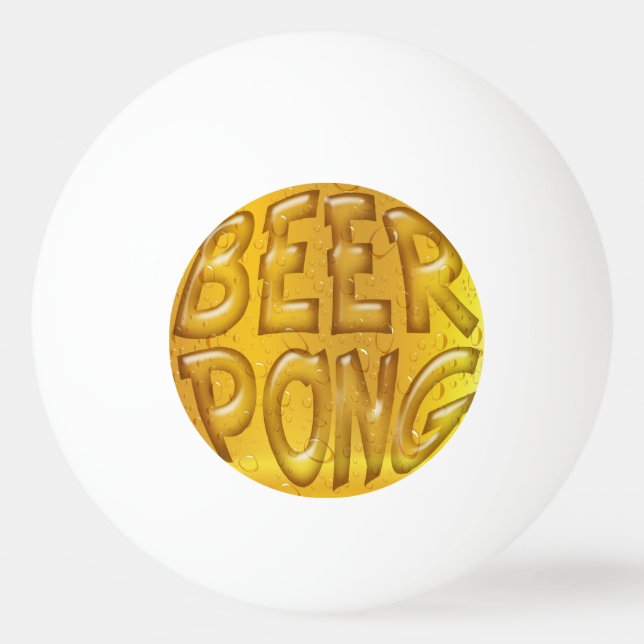 Balle De Ping Pong Champ Beer Pong (Devant)