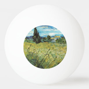 Balle De Ping Pong Champ de blé vert Vincent van Gogh