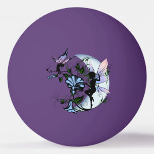 Balle De Ping Pong Chat Cosmique et Fée de l'Ombre du Matin