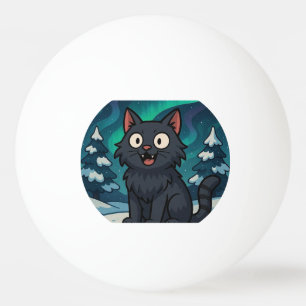 Balle De Ping Pong Chat de Noël islandais Yule 
