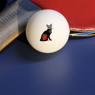 Balle De Ping Pong Chat noir de Sugar