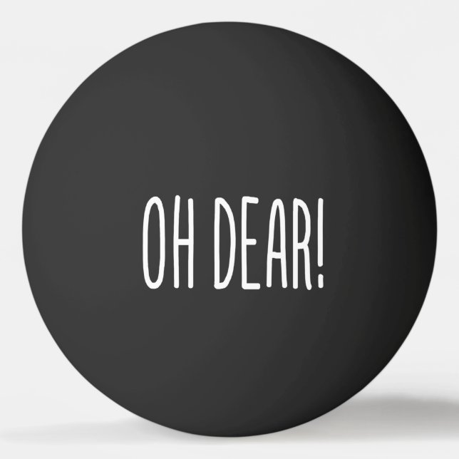 BALLE DE PING PONG CHER ! BALLE DE PING-PONG (Devant)