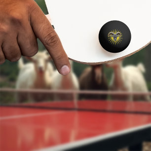Balle De Ping Pong Chèvre de grandeur
