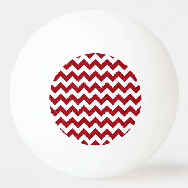 Balle De Ping Pong Chevron Zig-Zag (Devant)