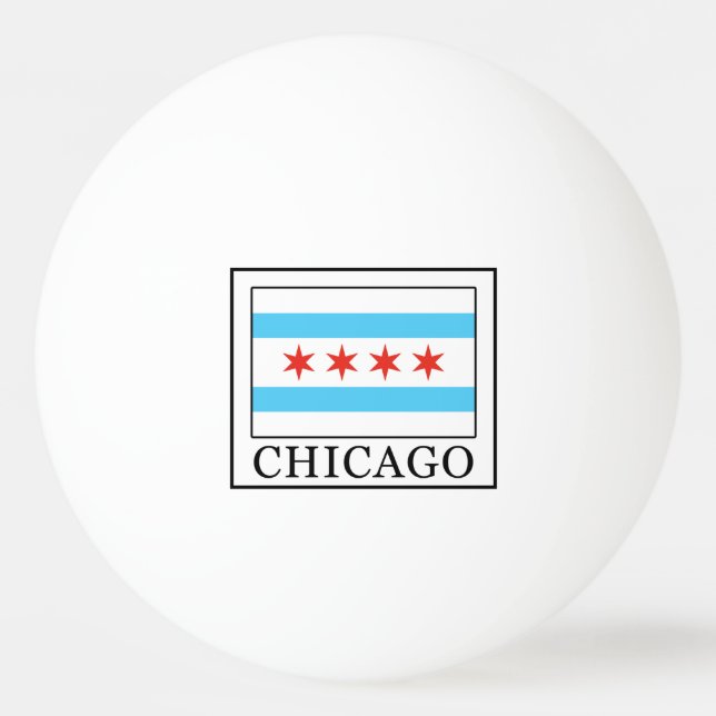 Balle De Ping Pong Chicago (Devant)