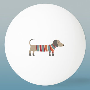 Balle De Ping Pong Chien de saucisse Dachshund
