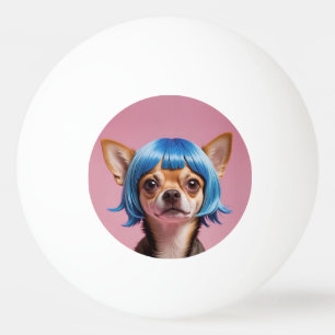 Balle De Ping Pong Chihuahua wig