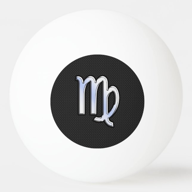 Balle De Ping Pong Chrome Comme Virgo Zodiac Connexion peau de serpen (Devant)