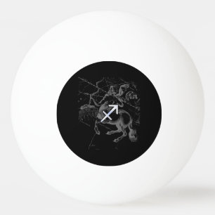 Balle De Ping Pong Chrome like Sagittarius Zodiac Sign on Hevelius