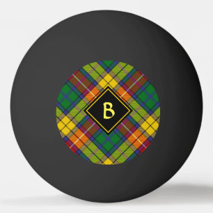 Balle De Ping Pong Clan Buchanan Tartan