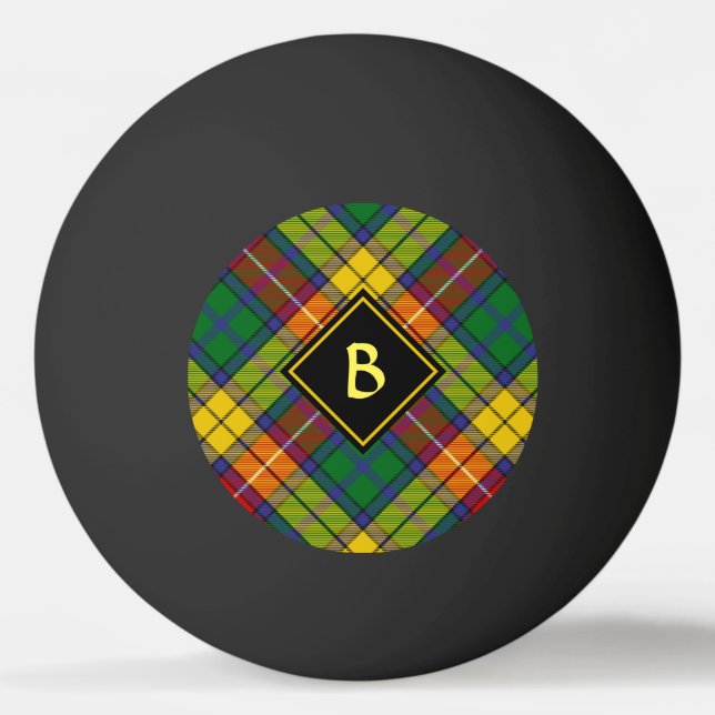 Balle De Ping Pong Clan Buchanan Tartan (Devant)
