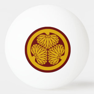 Balle De Ping Pong Clan Tokugawa Crest (Kamon) Ping Pong Ball
