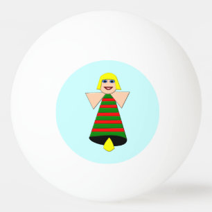 Balle De Ping Pong Cloche de Noël Ange Ping Pong Ball