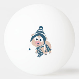 Balle De Ping Pong Cochon d'hiver