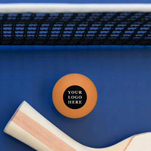 Balle De Ping Pong Code QR noir élégant et élégant