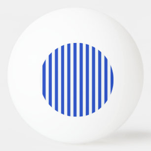 Balle De Ping Pong Combinaison de rayures bleu royal par Shirley Tayl