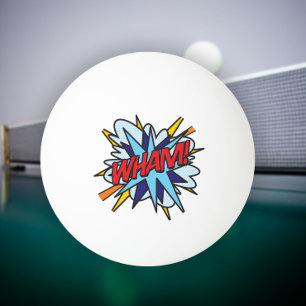 Balle De Ping Pong Comic Book Pop Art WHAM BANG