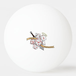 Balle De Ping Pong Conception de dés Paladin