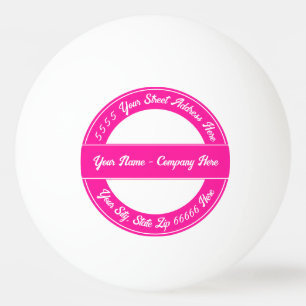 Balle De Ping Pong Concevez votre propre nom Texte Ping Pong Ball Mod