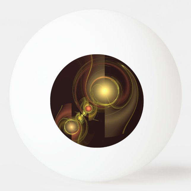 Balle De Ping Pong Connexion intime Art Abstrait (Devant)